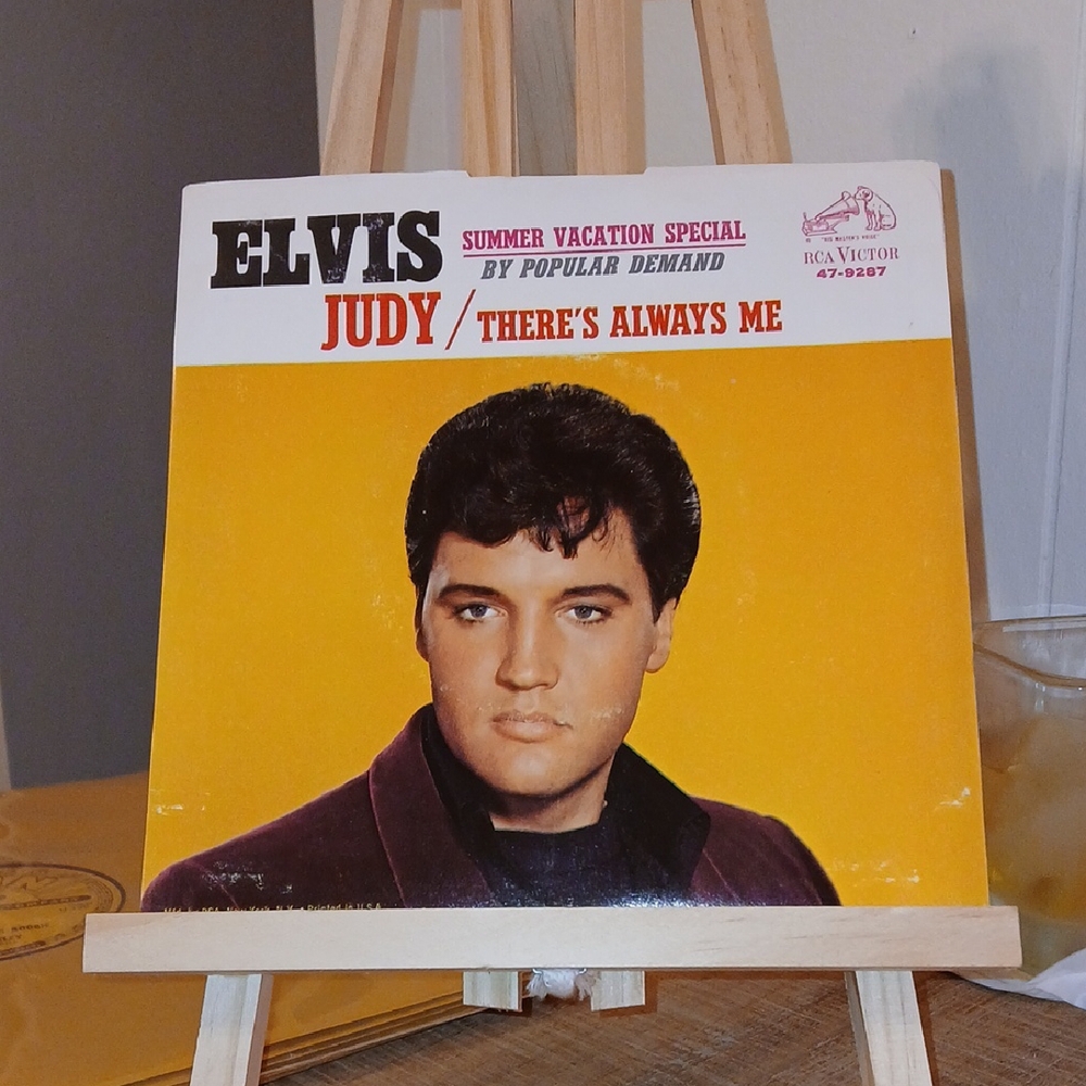 Elvis Vinyl Record - Judy / There's Always Me